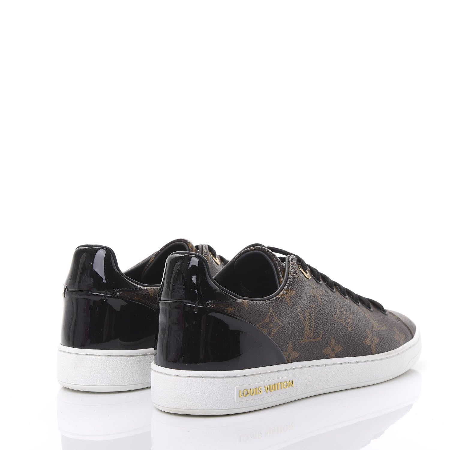 Louis Vuitton Patent Monogram Frontrow Sneakers 37.5 5 of 8