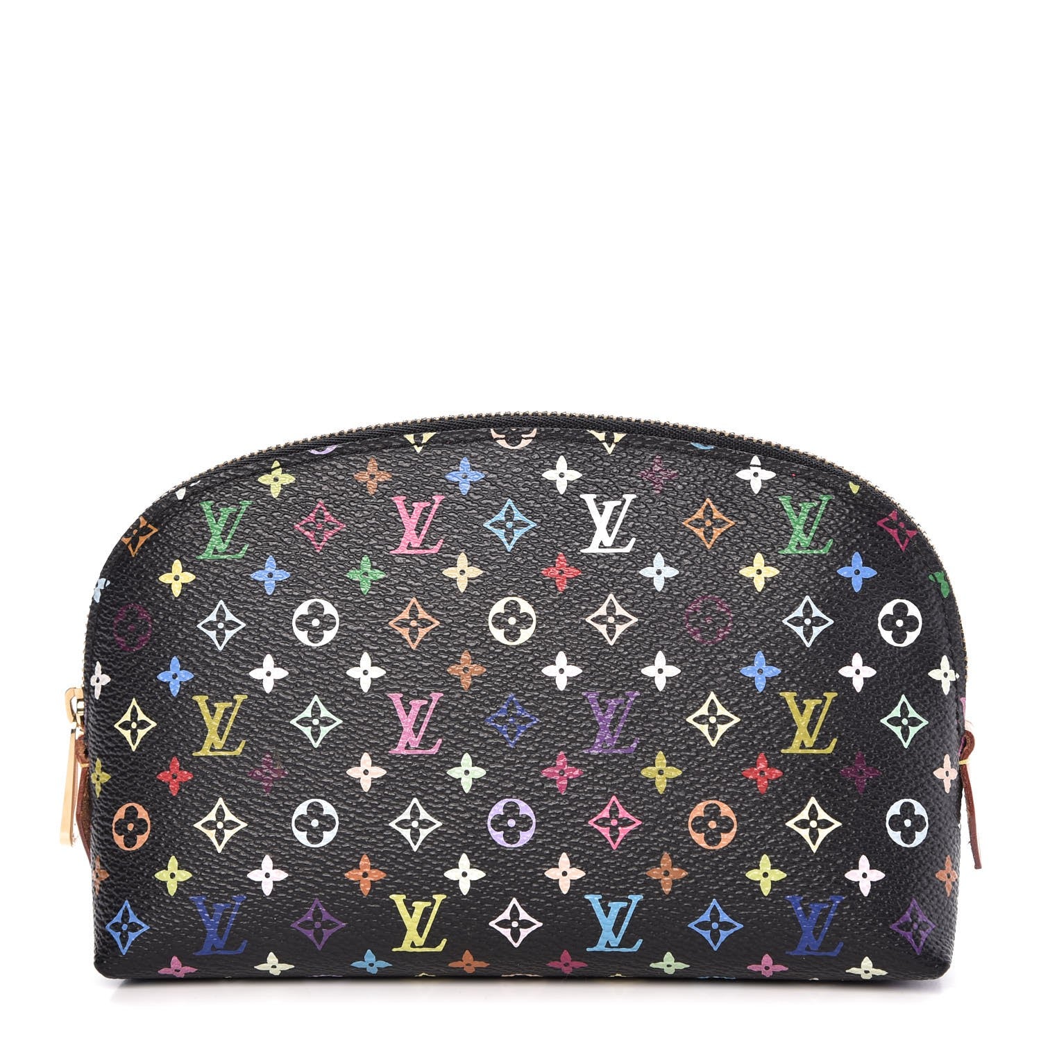 Louis Vuitton Monogram Multicolor Cosmetic Pouch Black Grenade 1 of 9