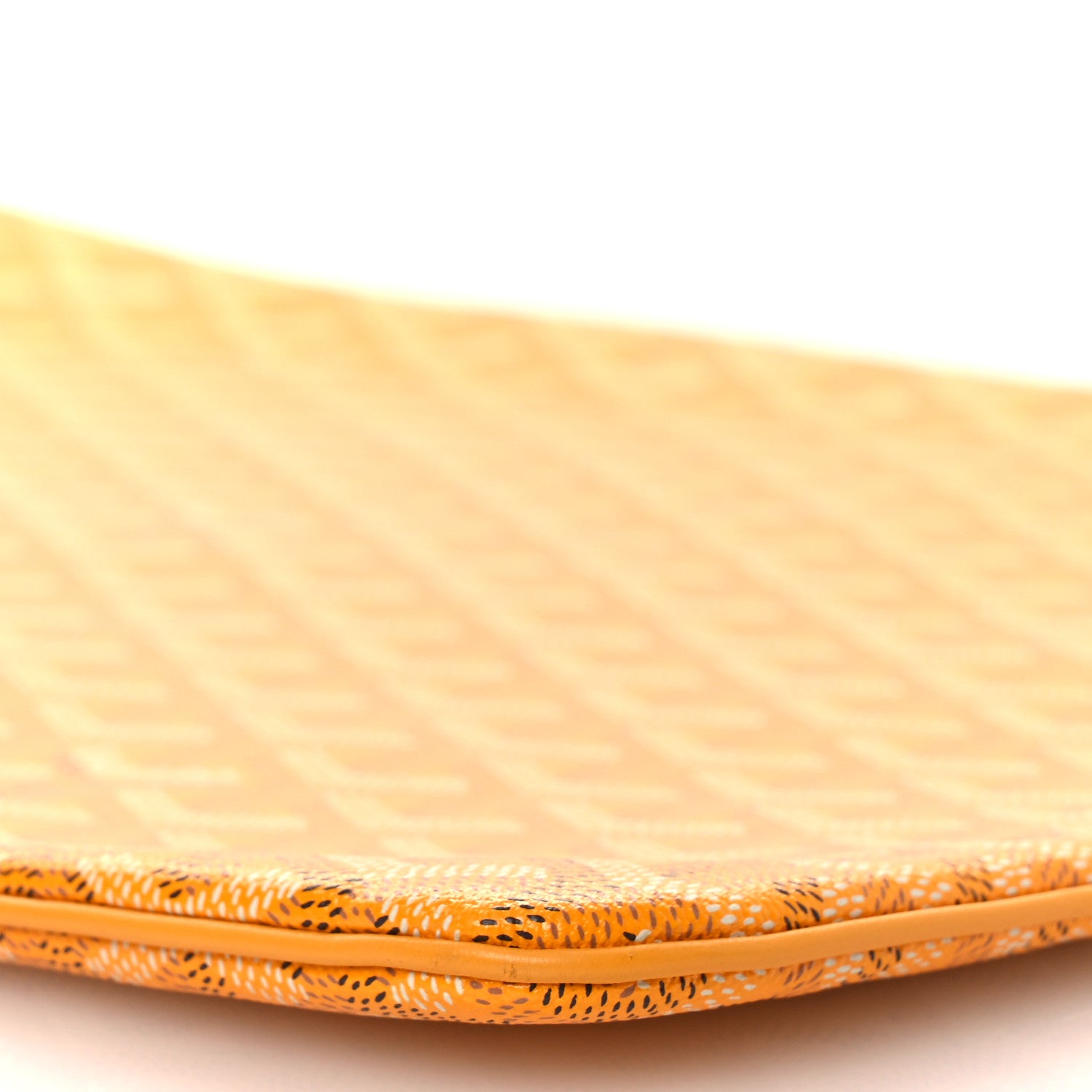Goyard Goyardine Senat Pochette GM Yellow 9 of 9