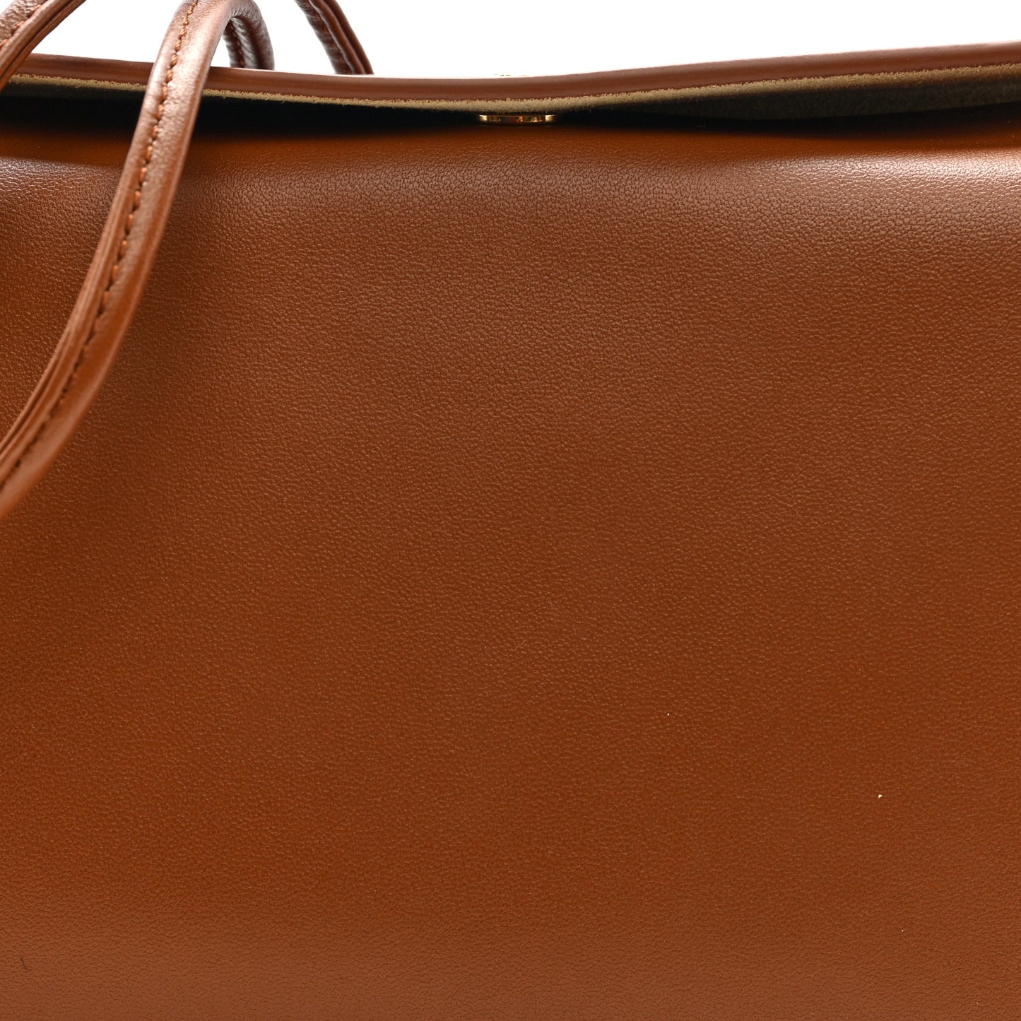 Smooth Lambskin Trio Crossbody Flap Bag Soft Tan