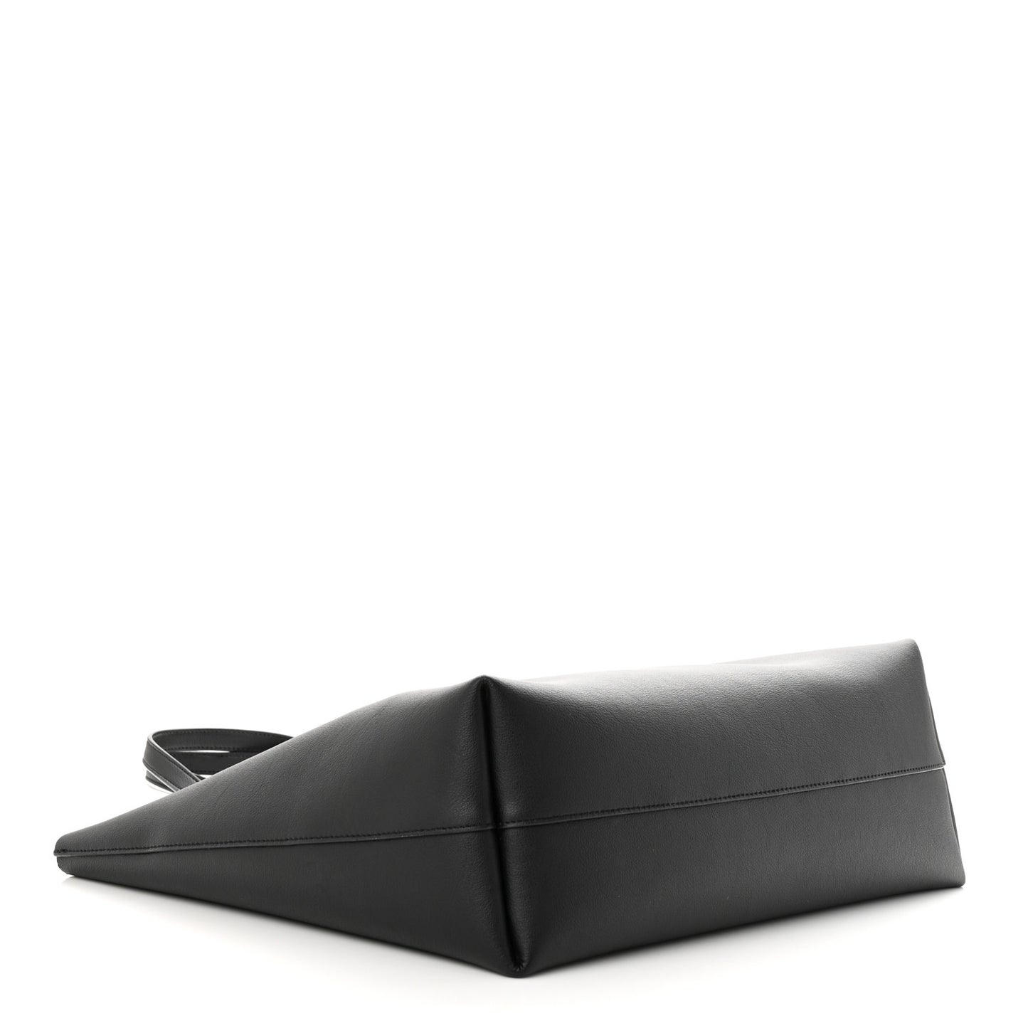 Calfskin Large Shopping Tote Black
