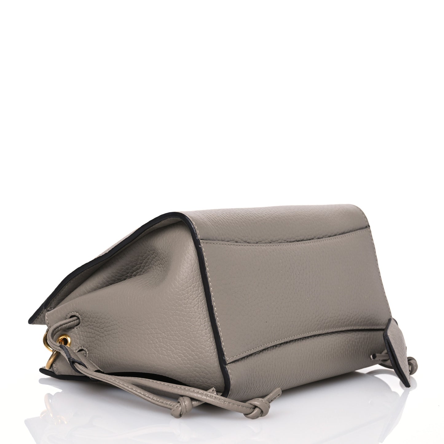 Heavy Grain Small Iris Tote Solid Grey