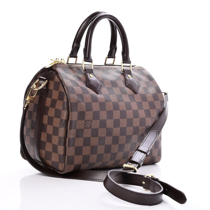 Louis Vuitton Damier Ebene Speedy Bandouliere 25 4 of 8
