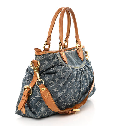 Louis Vuitton Denim Neo Cabby MM Blue 3 of 20