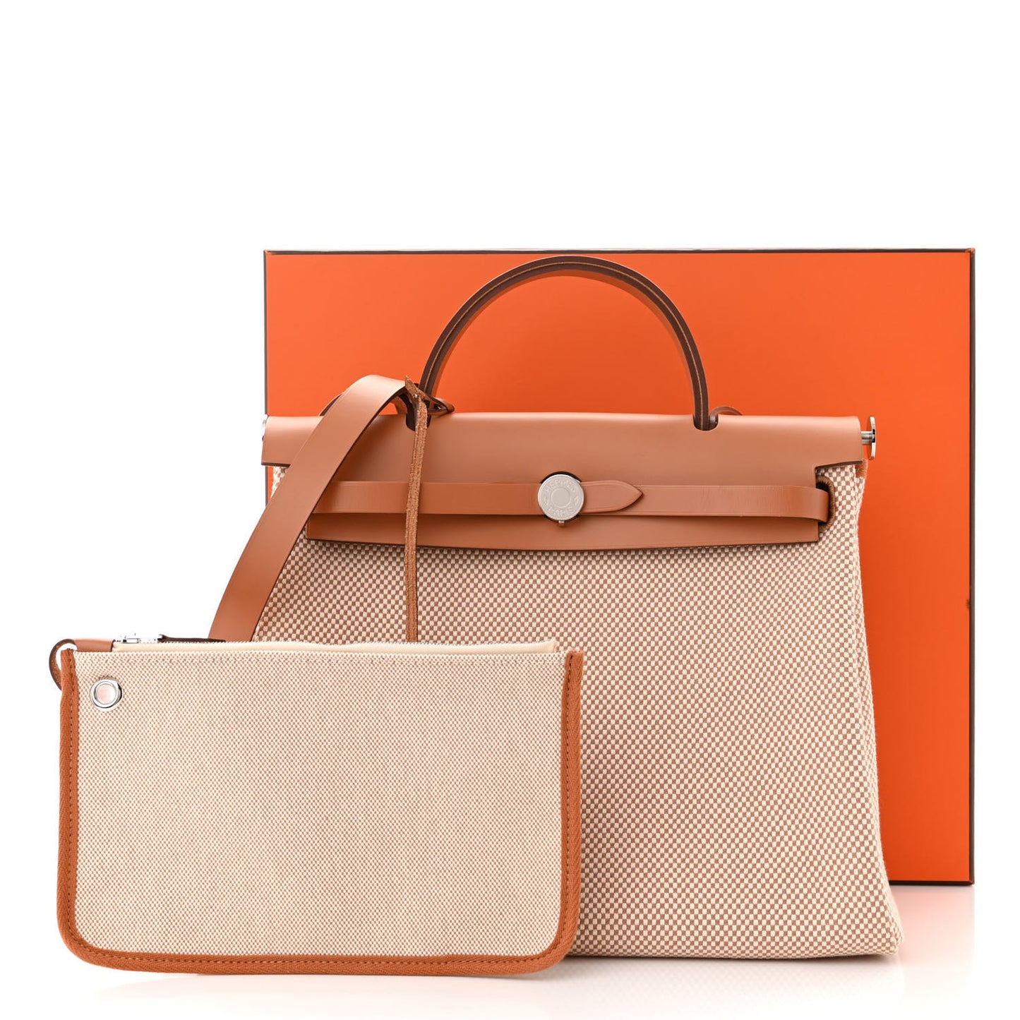 Vache Hunter Criss Viking Herbag Zip Retourne 31 PM Ecru Beige Naturel