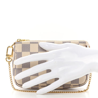 Louis Vuitton Damier Azur Mini Pochette Accessories 3 of 8