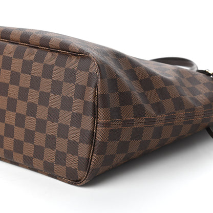 Louis Vuitton Damier Ebene Neo Neverfull MM Rose Ballerine 7 of 10