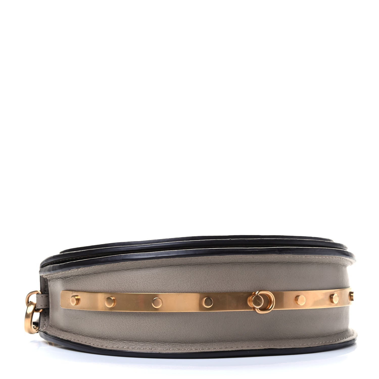 Chloe Calfskin Small Nile Bracelet Minaudiere Bag Motty Grey 3 of 4