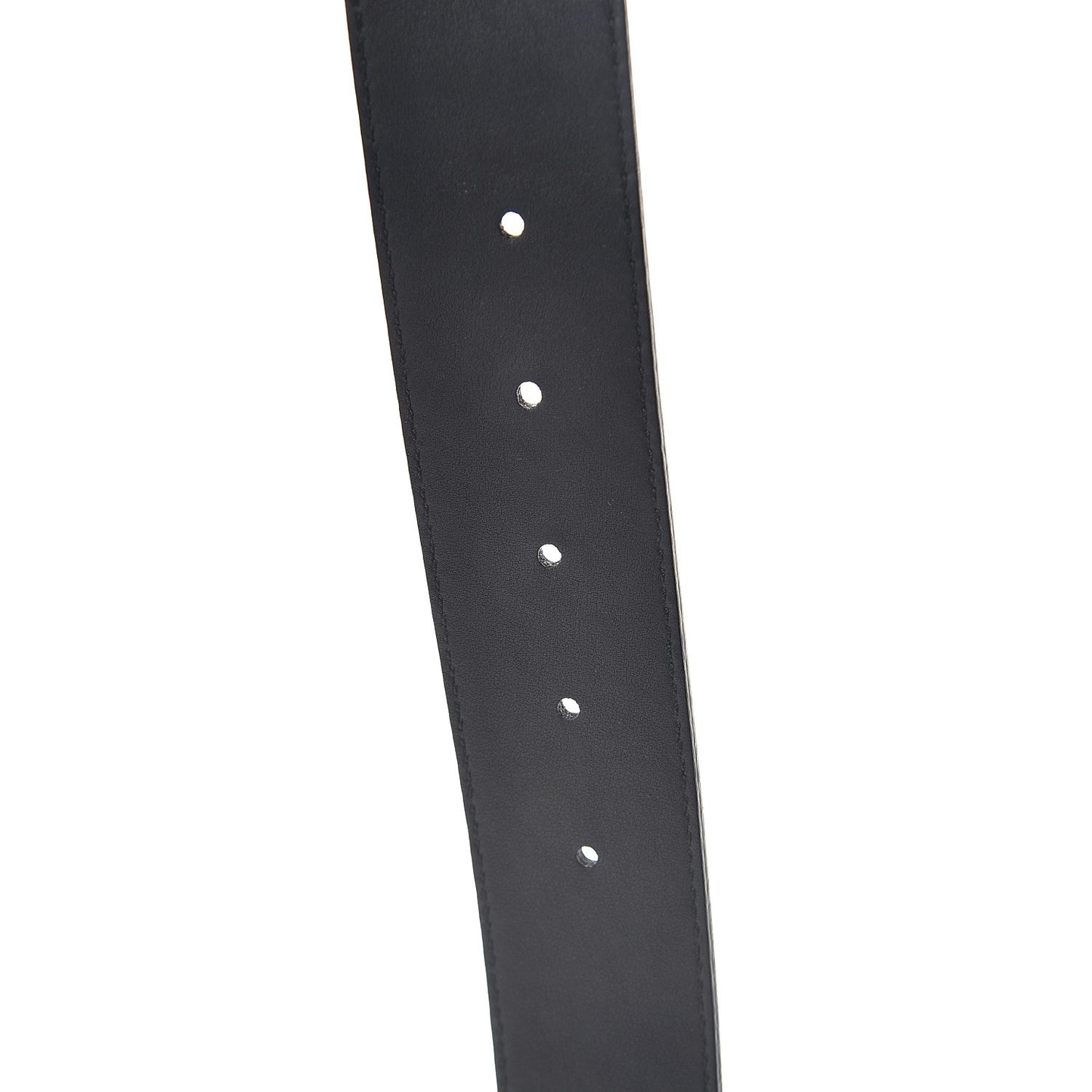 Textured Calfskin Double G 40mm Belt 85 34 Black