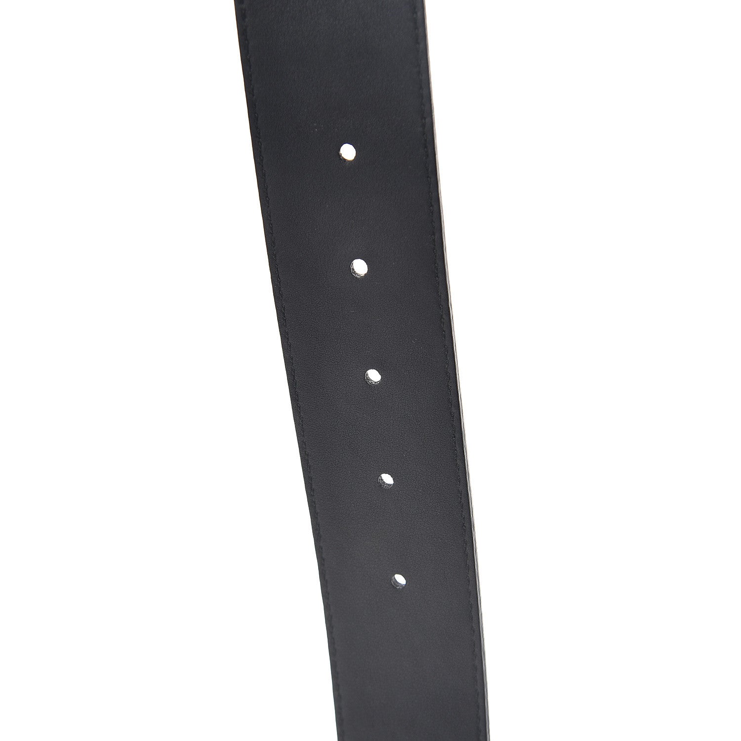 Gucci Textured Calfskin Double G 40mm Belt 85 34 Black 4 of 5