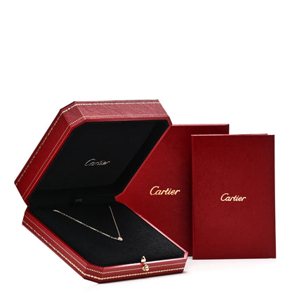 Cartier 18K Yellow Gold Diamond LM D'Amour Pendant Necklace 6 of 6
