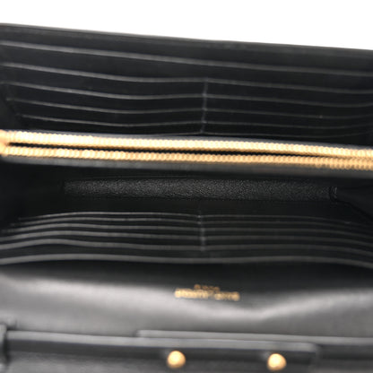 Saint Laurent Calf Hair Monogram Chain Wallet Leopard 5 of 12