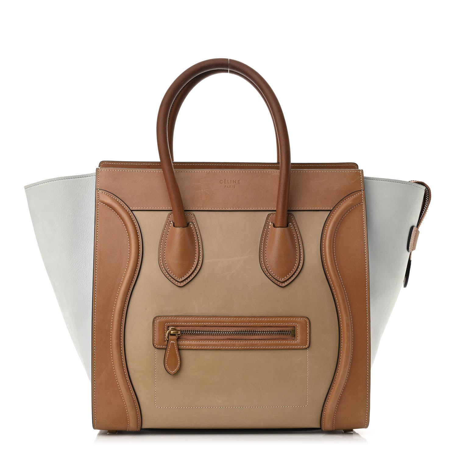 Celine Smooth Calfskin Suede Mini Tri-Color Luggage 1 of 9