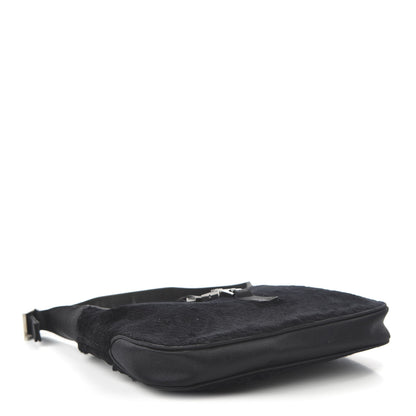 Gucci Nylon Pony Hair Jackie O Hobo Black 4 of 9