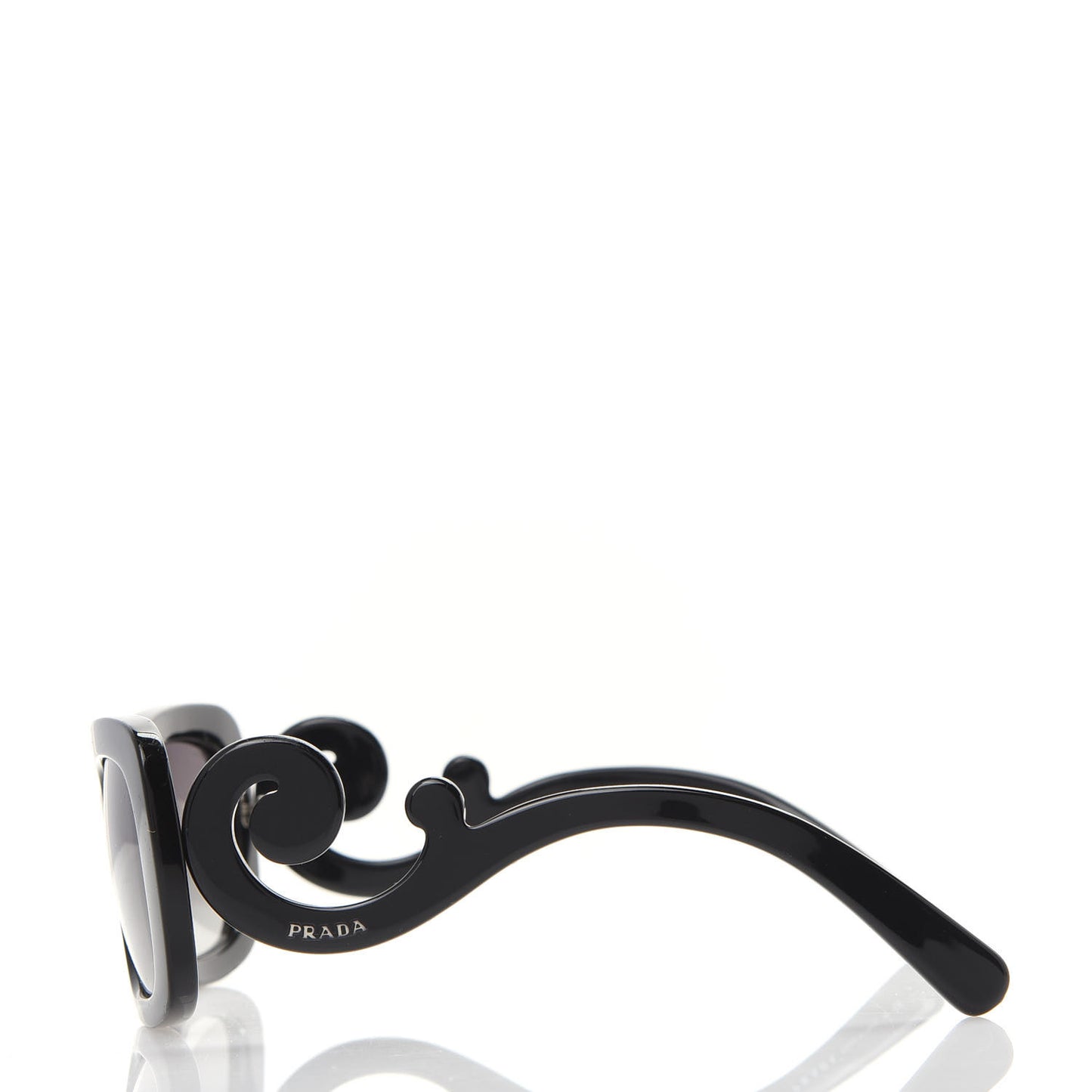 Acetate Baroque Sunglasses SPR 27O Black