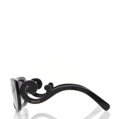 Prada Acetate Baroque Sunglasses SPR 27O Black 3 of 8