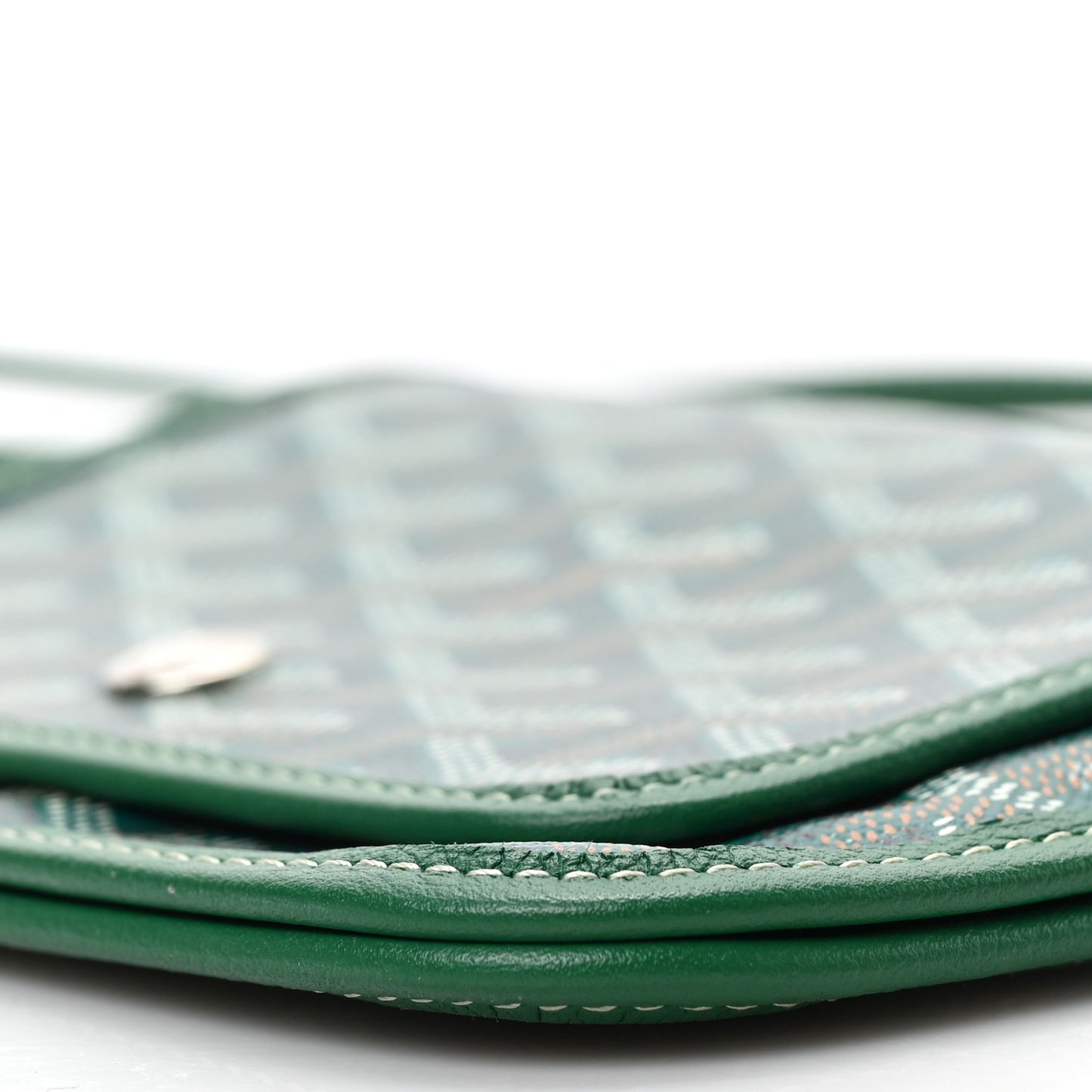 Goyardine Plumet Wallet Clutch Green