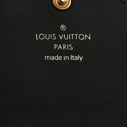 Louis Vuitton Calfskin New Wave Long Wallet Black 6 of 7