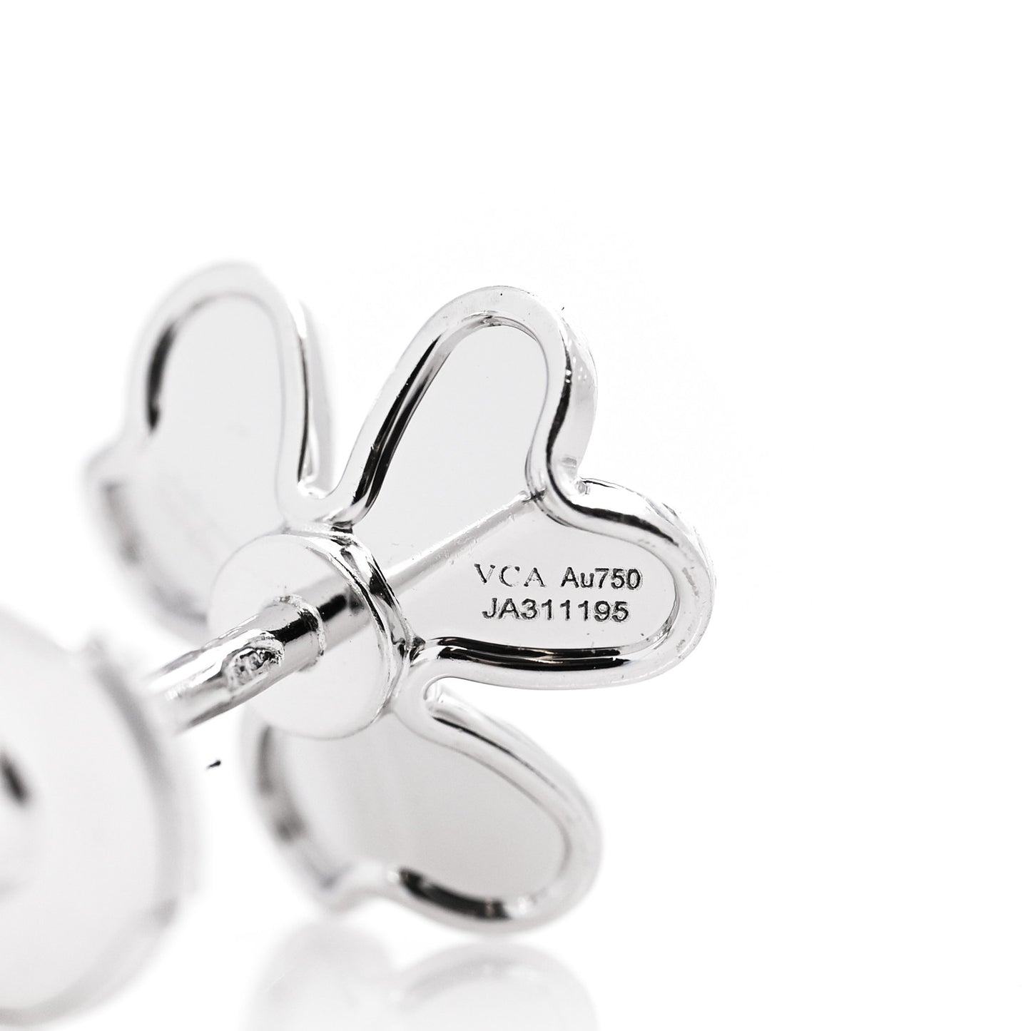18K White Gold Diamond Mini Frivole Earrings