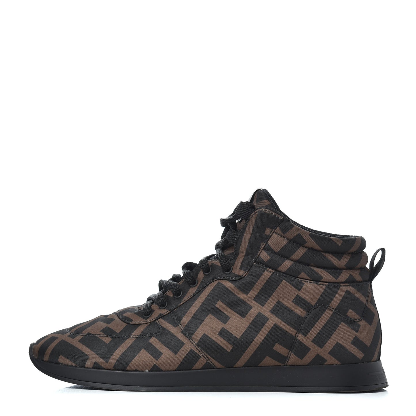 Nylon FF Reloaded High Top Sneakers 39.5 Tobacco Black