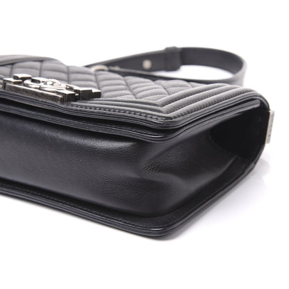 Chanel Calfskin Quilted Small Boy Flap Black 6 of 14