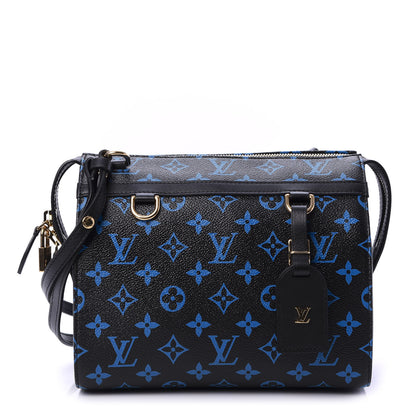 Louis Vuitton Colored Monogram Speedy Amazon PM Blue Black 1 of 10