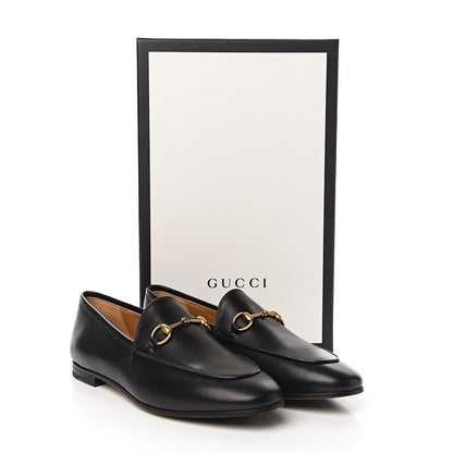 Gucci Calfskin Womens Jordaan Loafers 38.5 Black 9 of 9