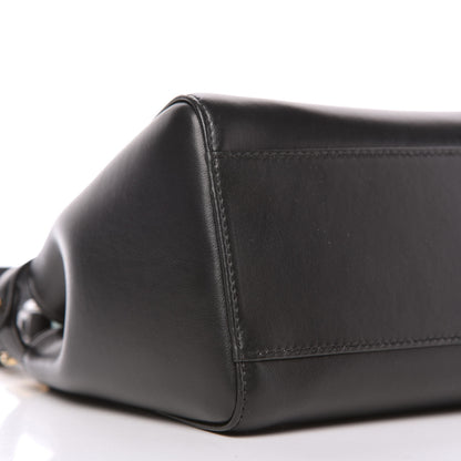 Fendi Nappa Stacked Bar Mini Peekaboo Iconic Satchel Black 6 of 10