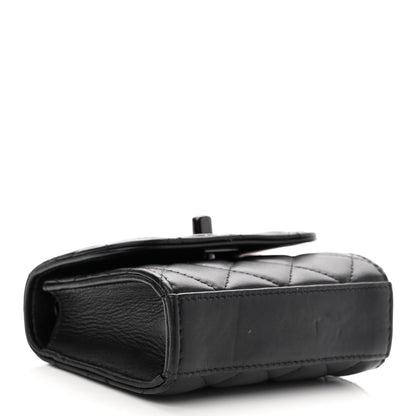 Chanel Lambskin Quilted Mini Trendy CC Chain Wallet So Black 4 of 10