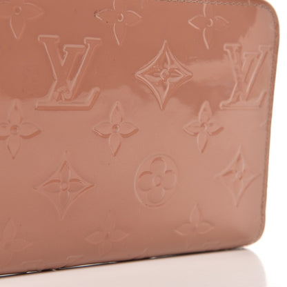 Louis Vuitton Vernis Zippy Wallet Rose Velours 8 of 10