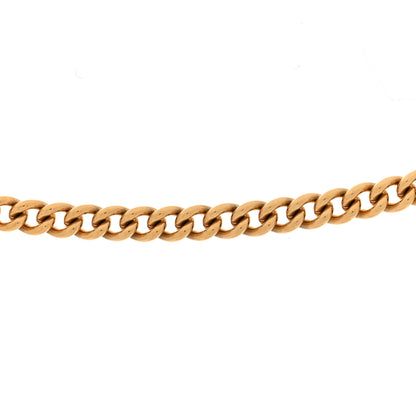 Chanel Metal Fur Flap Bag Long Necklace Gold Pink 4 of 6
