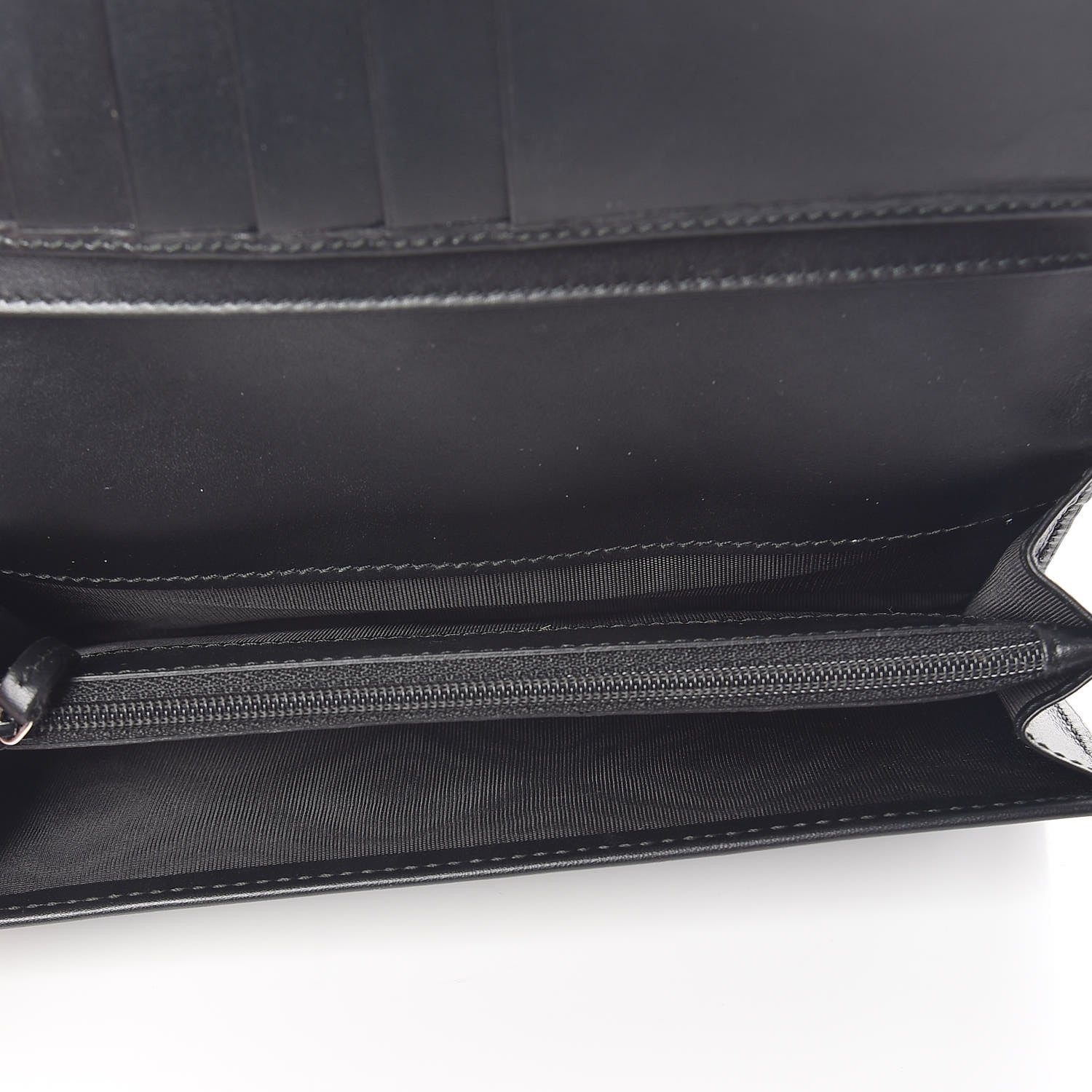 Gucci Guccissima Signature Web New Web Continental Wallet Black 6 of 9