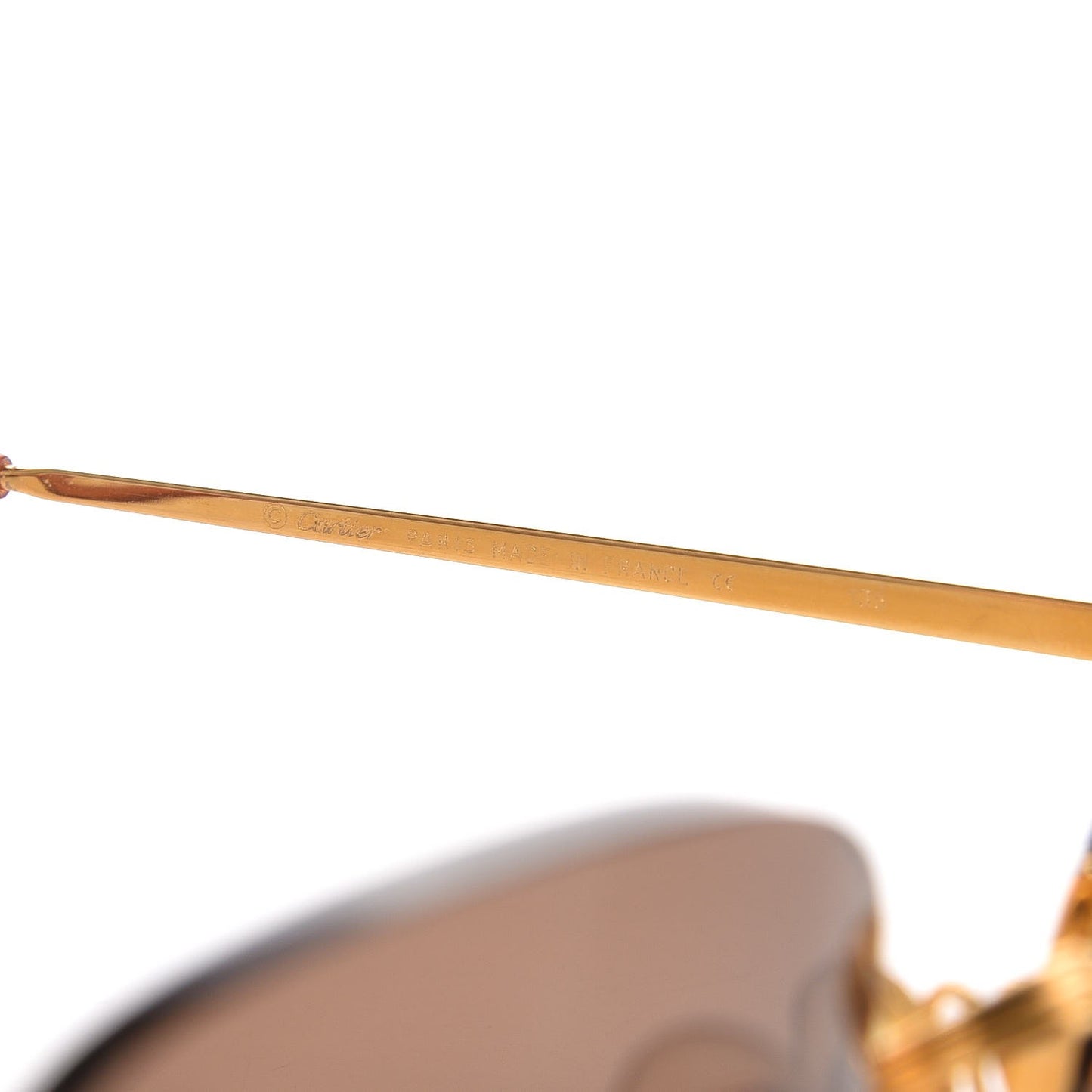 Rimless Sunglasses Gold