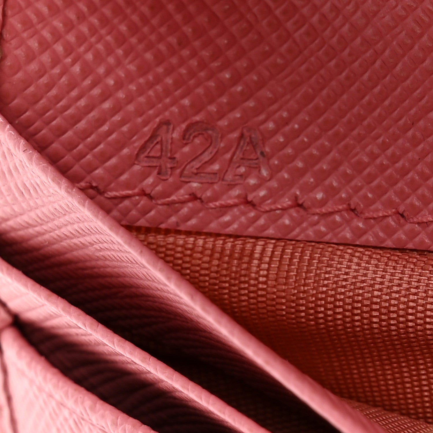 Prada Saffiano Metal Compact Snap Bi-Fold Wallet Petalo 7 of 8