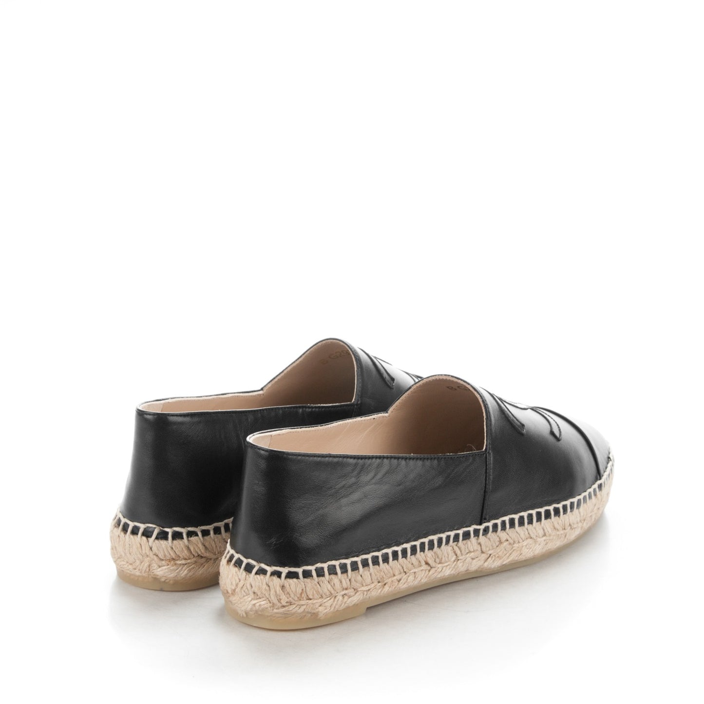 Lambskin CC Espadrilles 39 Black