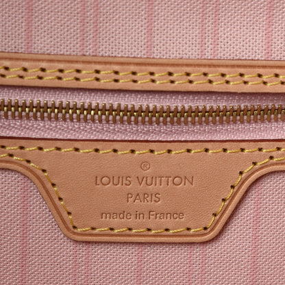 Louis Vuitton Damier Azur Neo Neverfull MM Rose Ballerine 8 of 11
