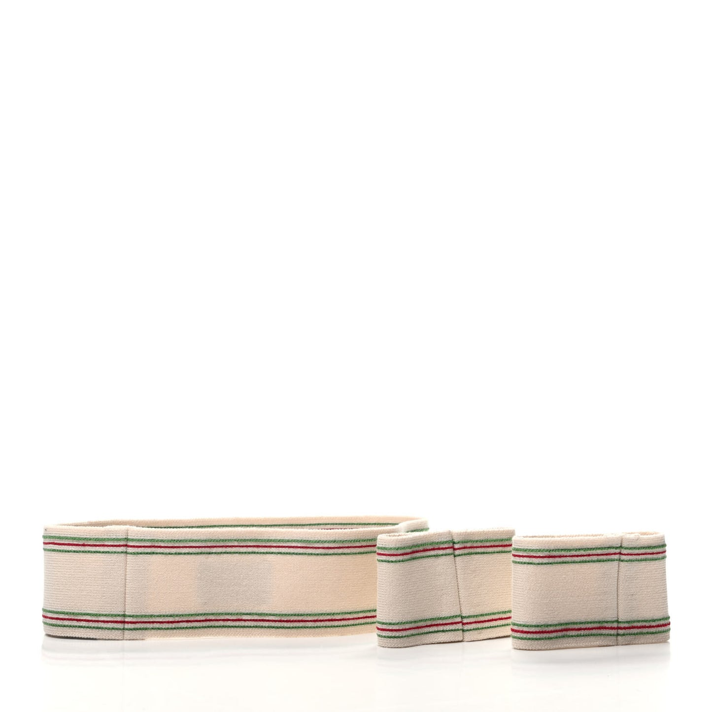 Cotton Elastic Interlocking G Headband and Wrist Set M Multicolor