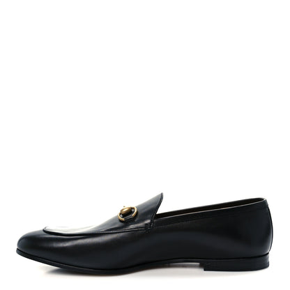 Gucci Betis Glamour Calfskin Horsebit Mens Jordaan Loafers 9.5 Black 1 of 22