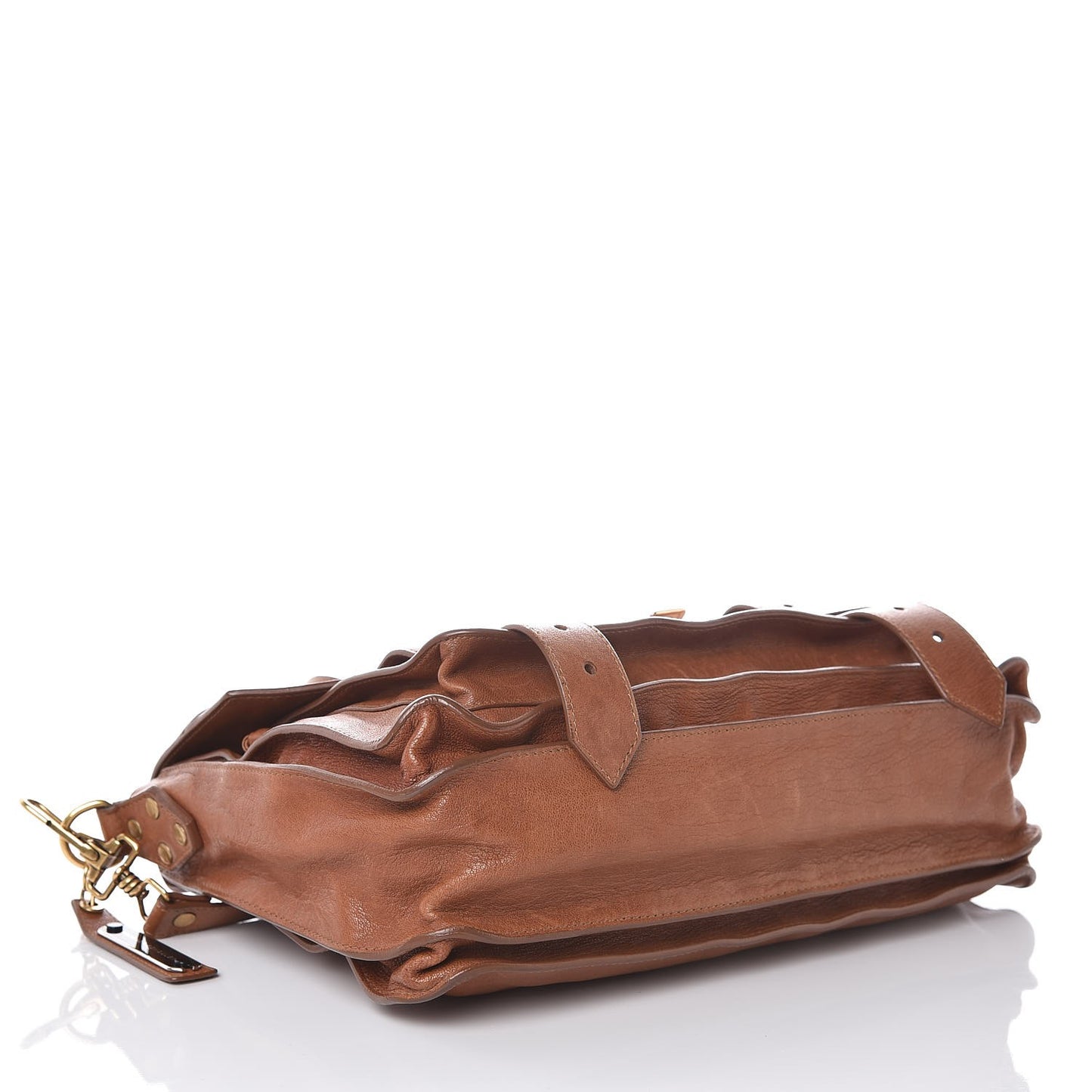 Lambskin Medium PS1 Satchel Saddle