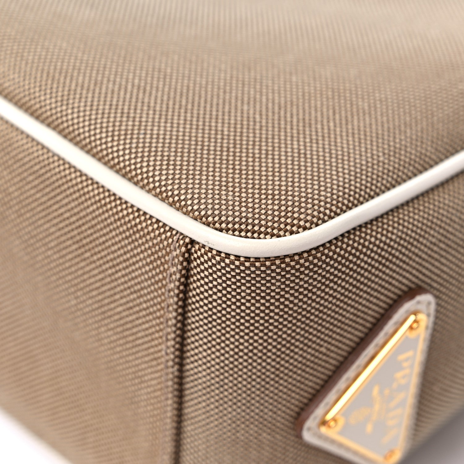 Prada Jacquard Logo Camera Bag Corda Talco 10 of 10