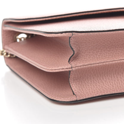 Gucci Dollar Calfskin Interlocking G Shoulder Bag Soft Pink 9 of 10