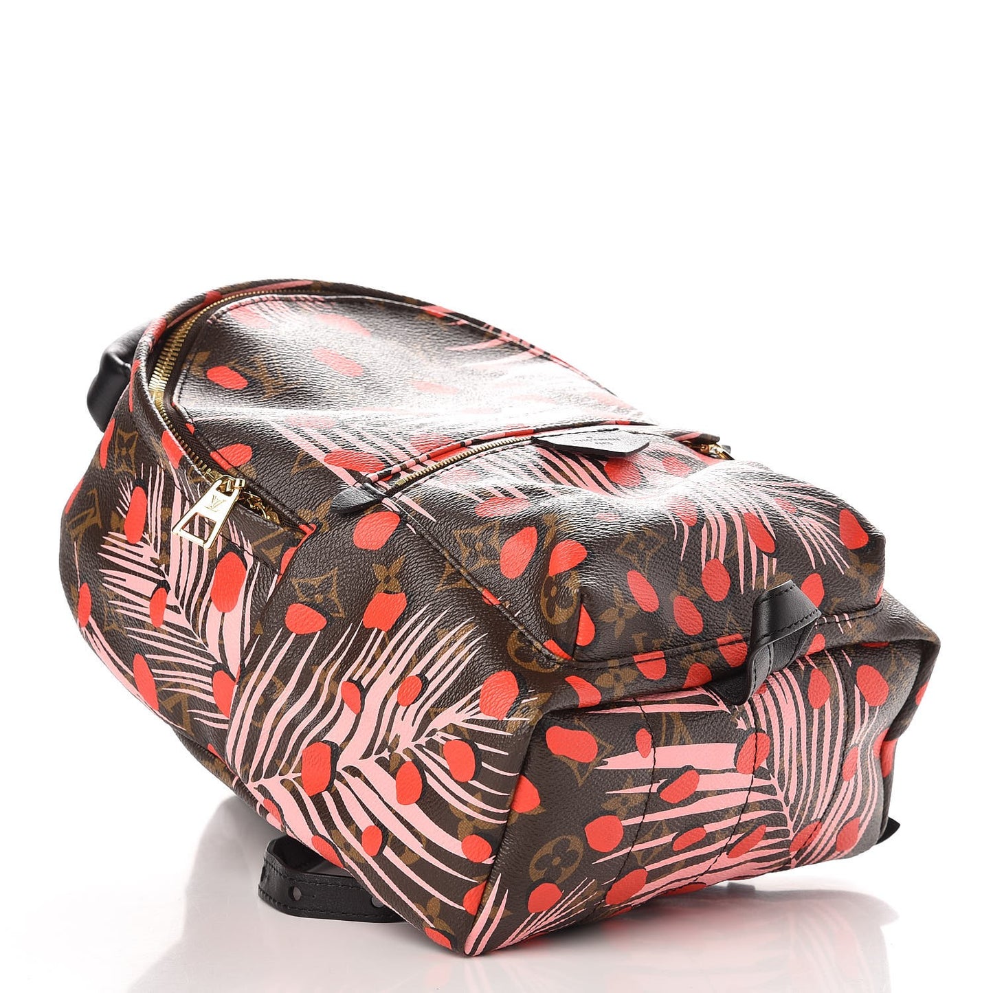 Monogram Jungle Dots Palm Springs Backpack PM Sugar Pink Poppy