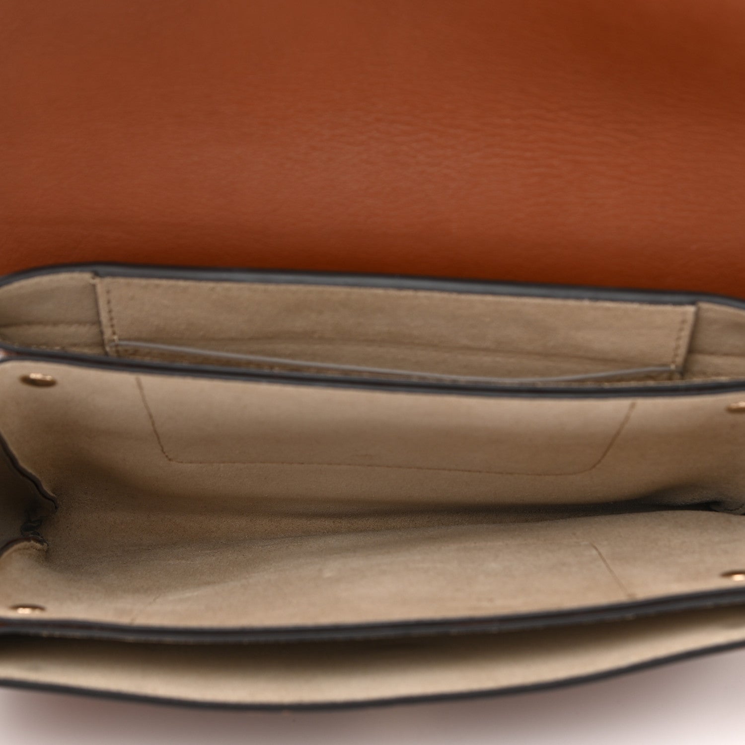Chloe Suede Calfskin Small Faye Shoulder Bag Tobacco 5 of 11