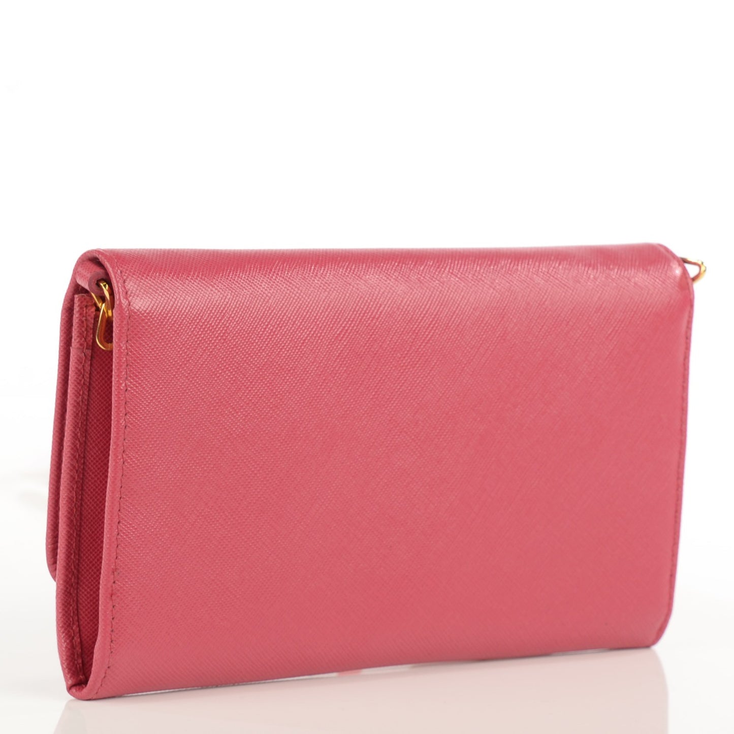Saffiano Metal Large Chain Wallet Peonia