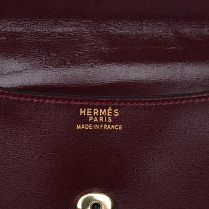 Hermes Box Pochette Rio Clutch Rouge H 12 of 14
