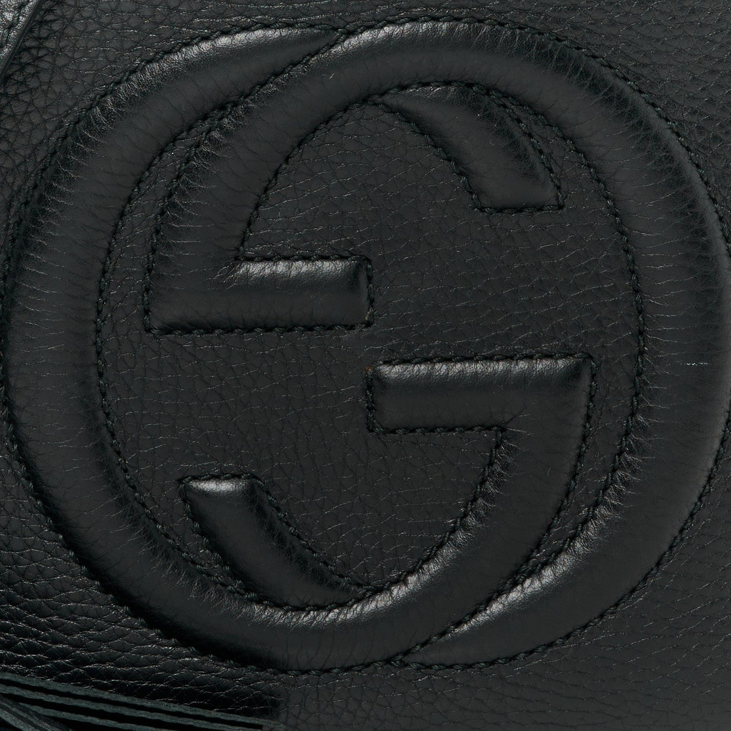 Gucci Pebbled Calfskin Small Soho Disco Bag Black 9 of 13