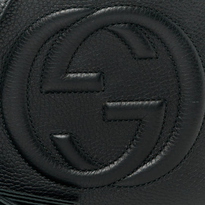 Gucci Pebbled Calfskin Small Soho Disco Bag Black 9 of 13