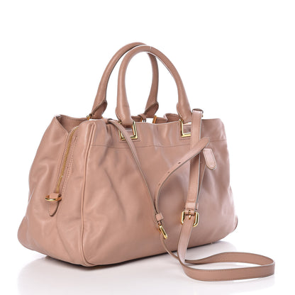 Prada Soft Calf Tote Cammeo 3 of 14