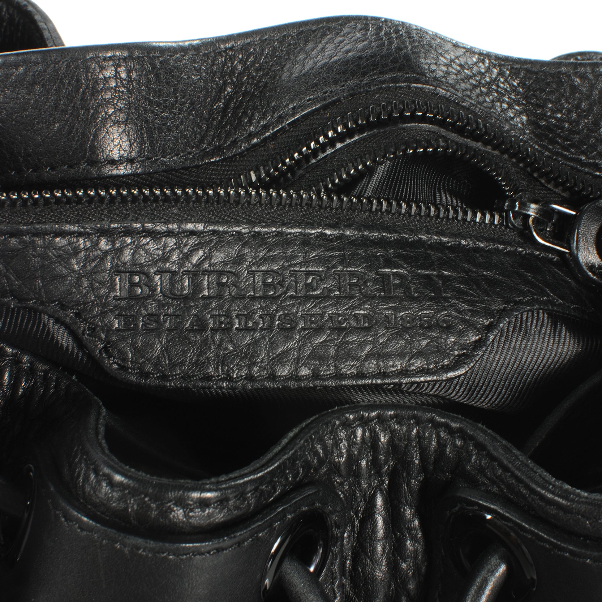 Burberry Prorsum Leather Warrior Hobo Black 5 of 7