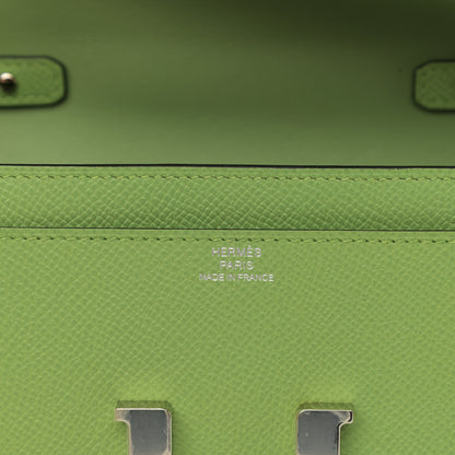 Hermes Epsom Constance Long To Go Wallet Vert Criquet 5 of 9